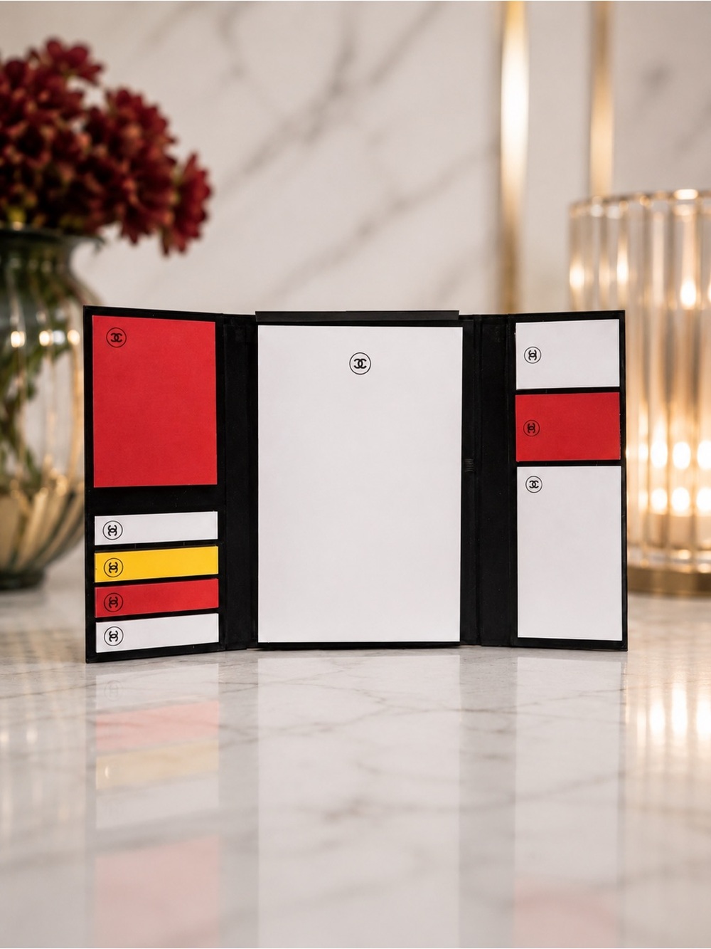 CHANEL Mini Notepad & Post-It Notes Set | Brand New | Luxury Desk Accessory